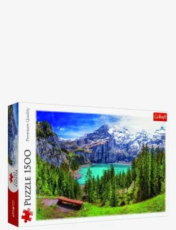Trefl 1500 BIT LAKE OESCHINEN, ALPS - Klassiska pussel|Barn Pussel & Spel