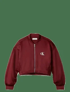 Barn Calvin Klein Jackor|TRICOT BOMER JACKET - Bomberjackor