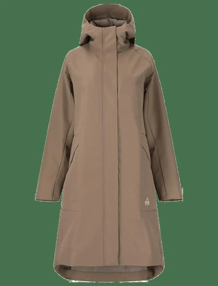 Kvinnor SOS Jackor|Trikora W 2L Long Insulated Jacket - Friluftsjacka