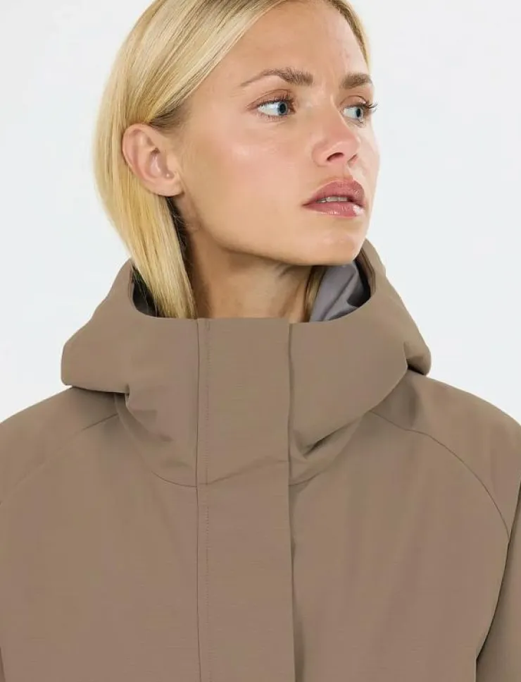 Kvinnor SOS Jackor|Trikora W 2L Long Insulated Jacket - Friluftsjacka