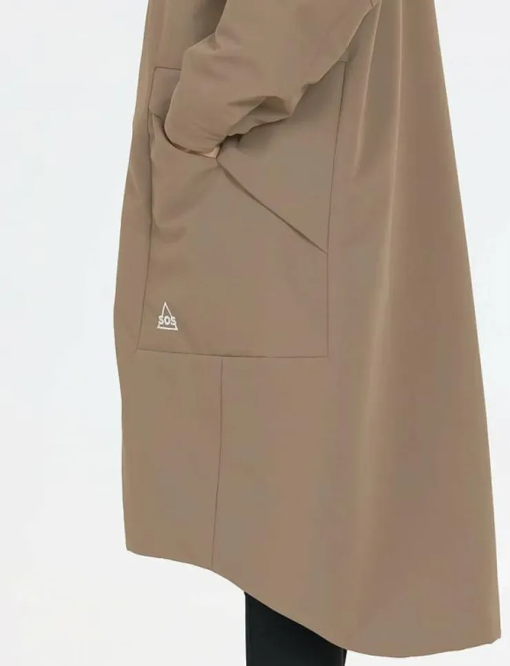 Kvinnor SOS Jackor|Trikora W 2L Long Insulated Jacket - Friluftsjacka