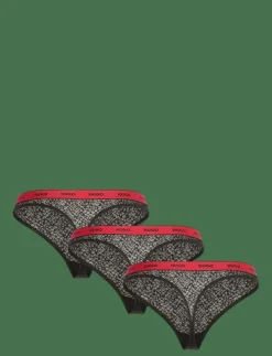 HUGO TRIPLE THONG LACE - String|Kvinnor Trosor