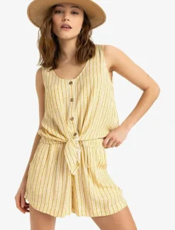 Kvinnor Roxy Toppar & T-Shirts|TROPICAL HILL STRIPE - T-Shirts