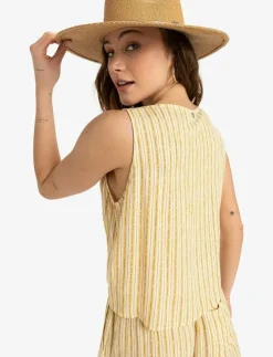 Kvinnor Roxy Toppar & T-Shirts|TROPICAL HILL STRIPE - T-Shirts