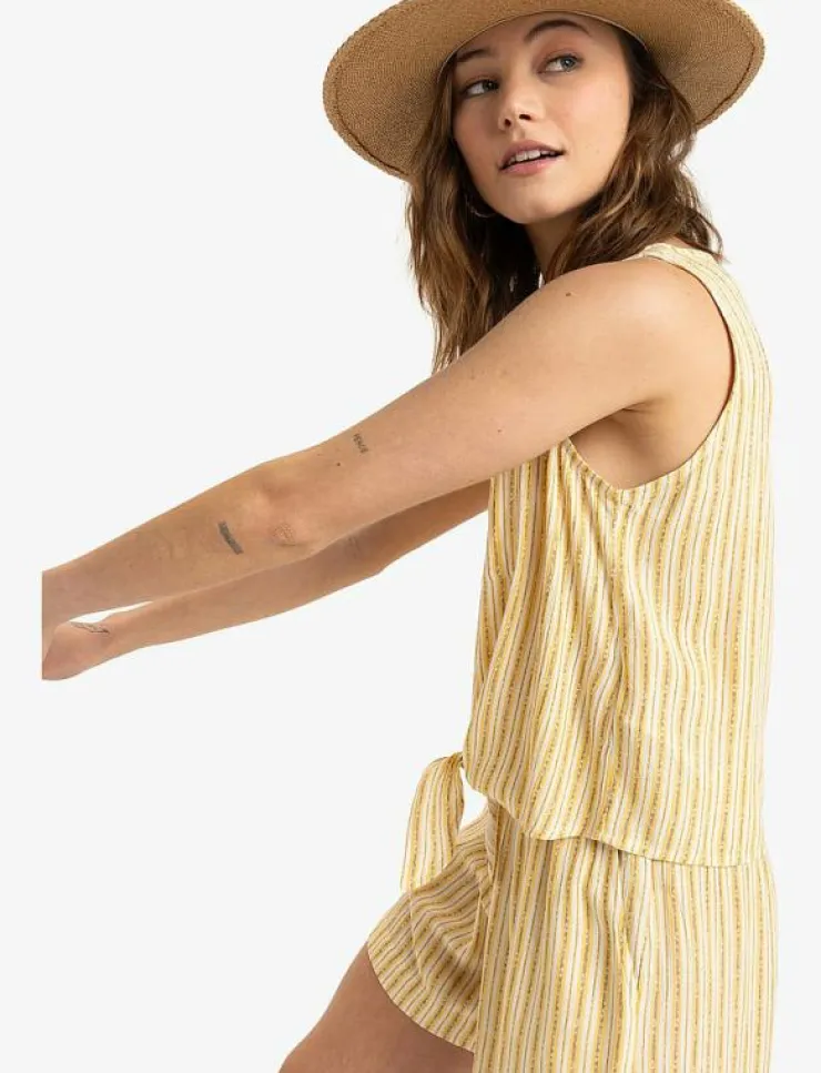 Kvinnor Roxy Toppar & T-Shirts|TROPICAL HILL STRIPE - T-Shirts