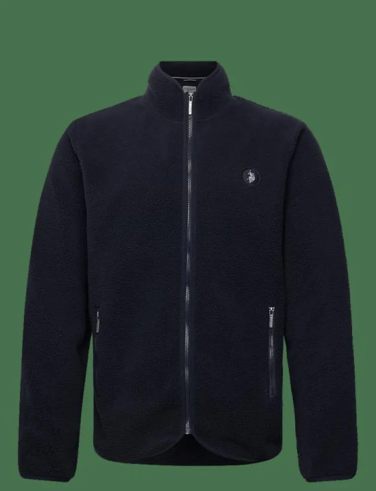 U.S. Polo Assn. TROY REG ZI USPA M FLEECE - Mellanlager| Sweatshirts & Huvtröjor
