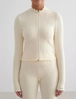 Kvinnor aim´n Toppar & T-Shirts|Tulip Zip Jacket - Långärmade tröjor