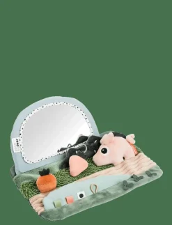 Barn Done by Deer Babyleksaker|Babyleksaker|Tummy time sensory mirror Tiny farm - Babygym