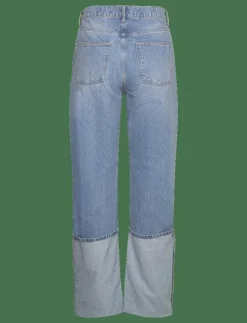 Mango Turned-up straight jeans - Straight jeans|Kvinnor Denimkläder|Jeans