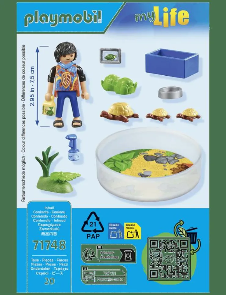 PLAYMOBIL Turtle Terrarium - Toys|Barn Playmobil Leksaker