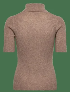 Davida Cashmere Turtleneck Rib T-shirt - Polotröjor|Kvinnor Stickat