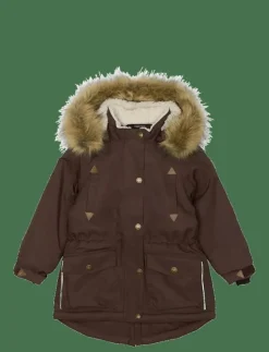 Barn mikk-line Jackor|Twill Nylon Girl Parca - Parkas