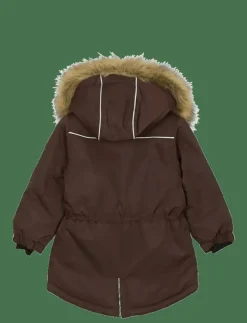 Barn mikk-line Jackor|Twill Nylon Girl Parca - Parkas