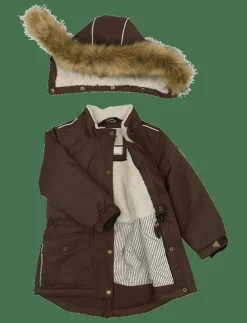 Barn mikk-line Jackor|Twill Nylon Girl Parca - Parkas