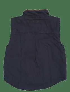 Barn Copenhagen Colors Västar|TWILL VEST W. SHERPA COLLAR - Väst