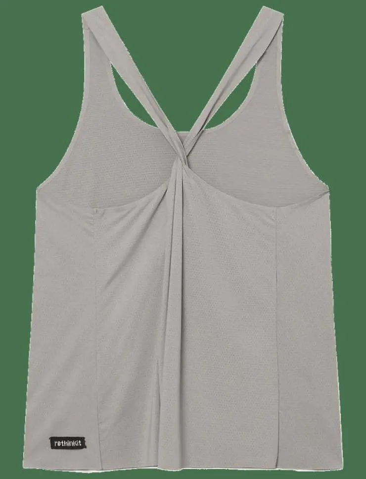 Rethinkit Studios Twisted Basket Top Air - Linnen|Kvinnor Toppar & T-Shirts