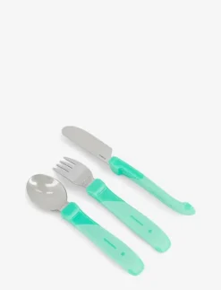 Twistshake Learn Cutlery Stainless Steel 12+m Pastel - Serveringsset|Barn Mata