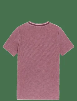 Barn Lyle & Scott Basplagg|Överdelar|Two Tone Waffle T-shirt - Kortärmade