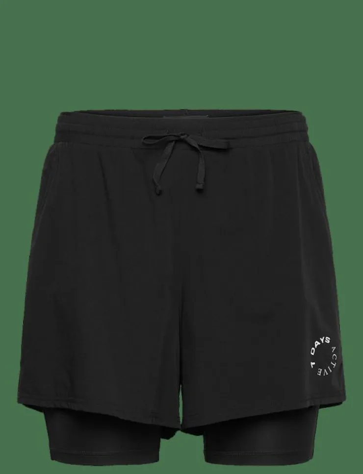 Kvinnor 7 DAYS Active Shorts|Shorts|Two-in-One Shorts - Träningsshorts