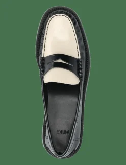 Mango Two-tone leather loafers - Loafers|Kvinnor Loafers