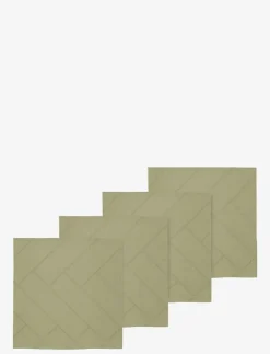 Södahl Tygservett 4-pack Tiles Damast - Tygservetter| Kökstextilier|Textilier