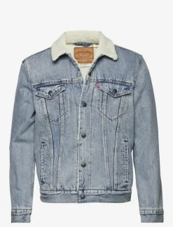 Levi's® Jackor & Rockar|TYPE 3 SHERPA TRUCKER STONEBRI - Fodrade jeansjackor