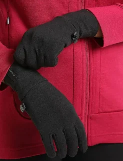 Kvinnor Icebreaker Accessoarer|Handskar|U Sierra Gloves - Fingervantar