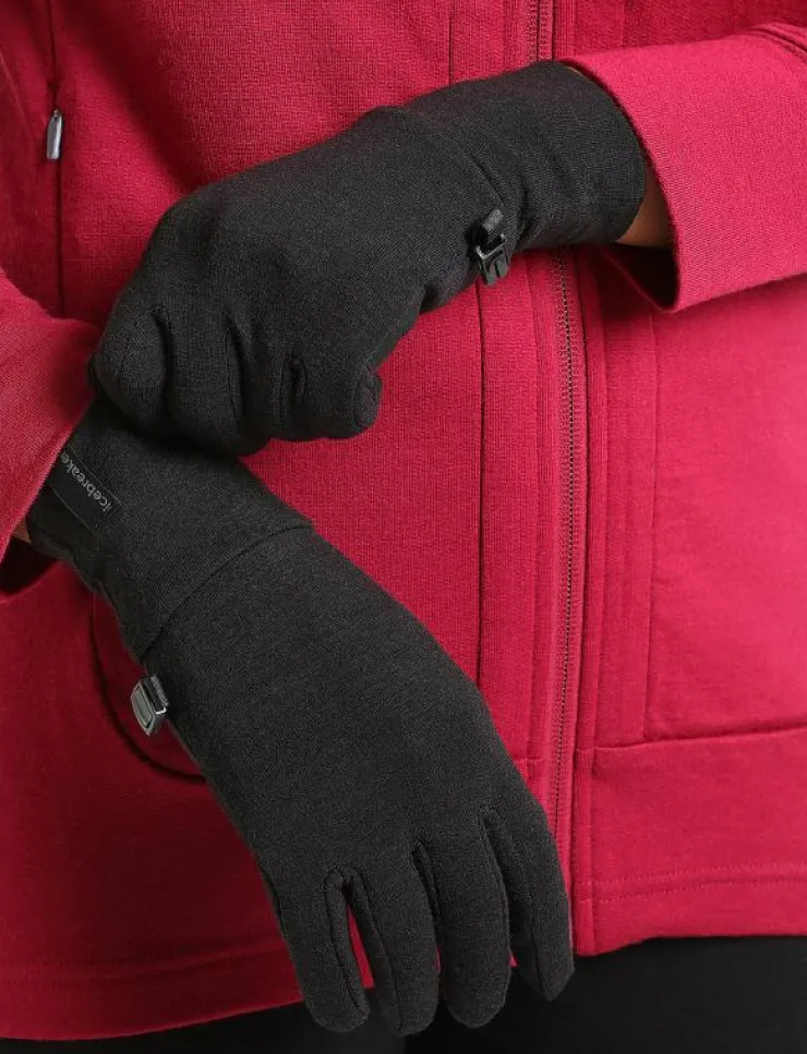 Kvinnor Icebreaker Accessoarer|Handskar|U Sierra Gloves - Fingervantar