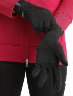 Kvinnor Icebreaker Accessoarer|Handskar|U Sierra Gloves - Fingervantar