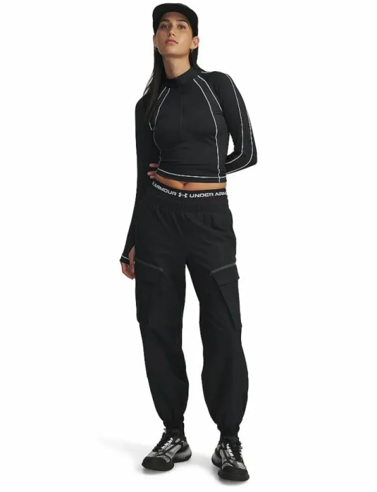 Kvinnor Under Armour Toppar & T-Shirts|UA ColdGear Novelty 1/2 Zip - Långärmade tröjor
