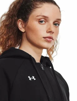 Kvinnor Under Armour Sweatshirts|UA Rival Fleece FZ Hoodie - Huvtröjor
