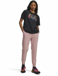 Kvinnor Under Armour Mjukisbyxor|UA Rival Hi Rise Woven Pant - Sweatpants