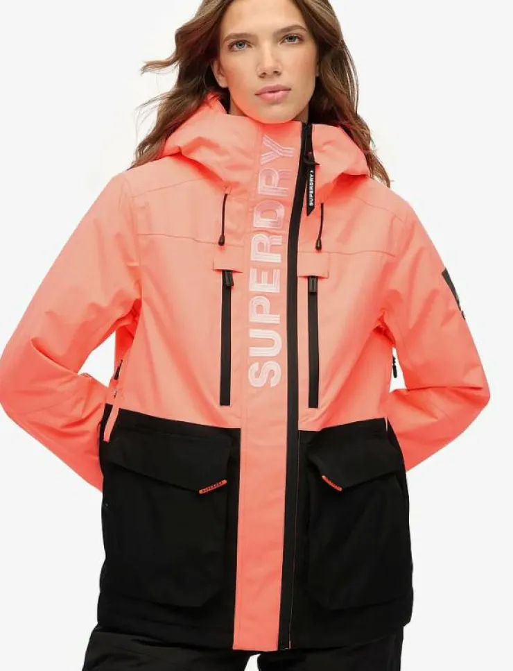 Kvinnor Superdry Sport Jackor|ULTIMATE FREESTYLE SKI JACKET - Skidjackor