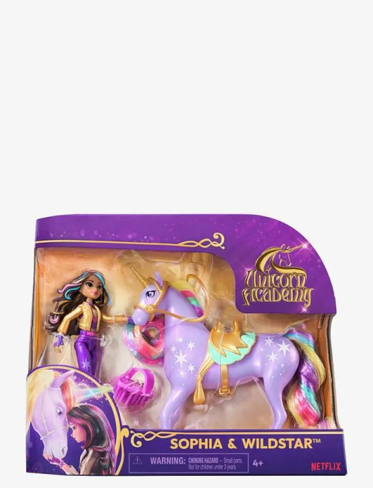 Unicorn Academy Doll & Unicorn - Sophia & Wildstar - Lekset|Barn Leksaksset & Leksaksfigurer
