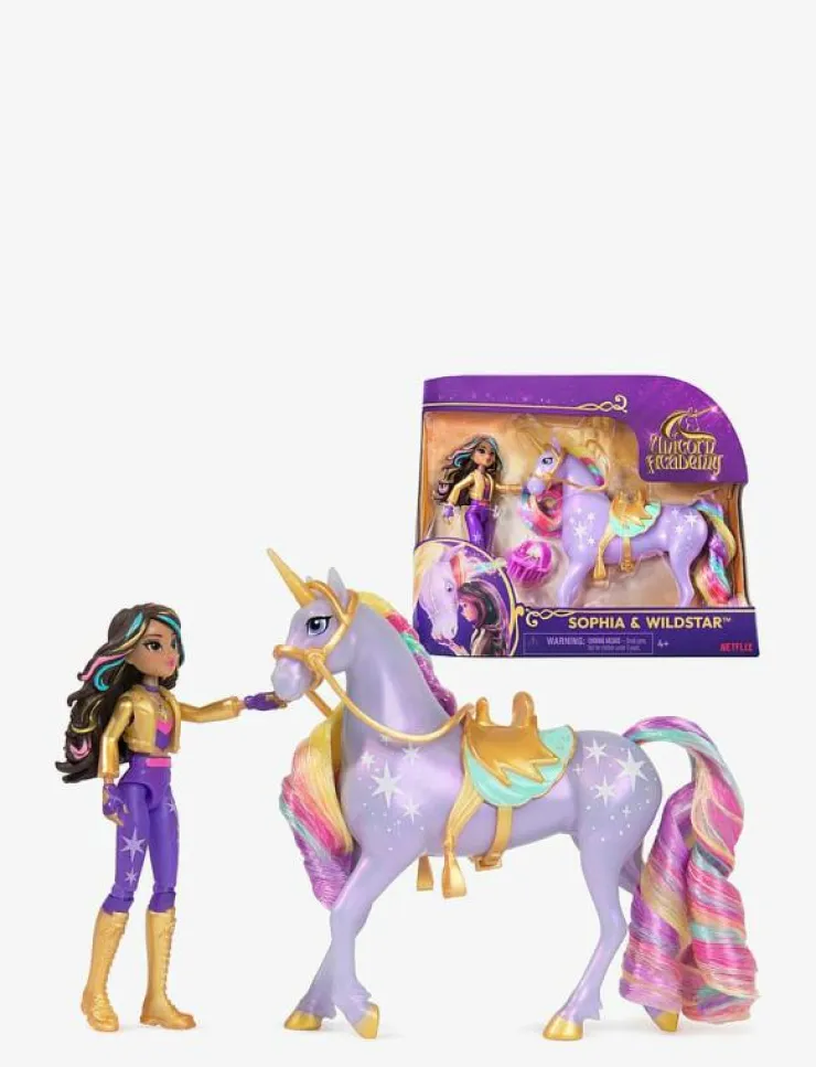 Unicorn Academy Doll & Unicorn - Sophia & Wildstar - Lekset|Barn Leksaksset & Leksaksfigurer