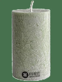 Kunstindustrien Upcycled olive wax pillar candle - Kronljus| Ljus
