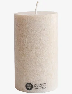 Kunstindustrien Ljus|Upcycled olive wax pillar candle - Blockljus
