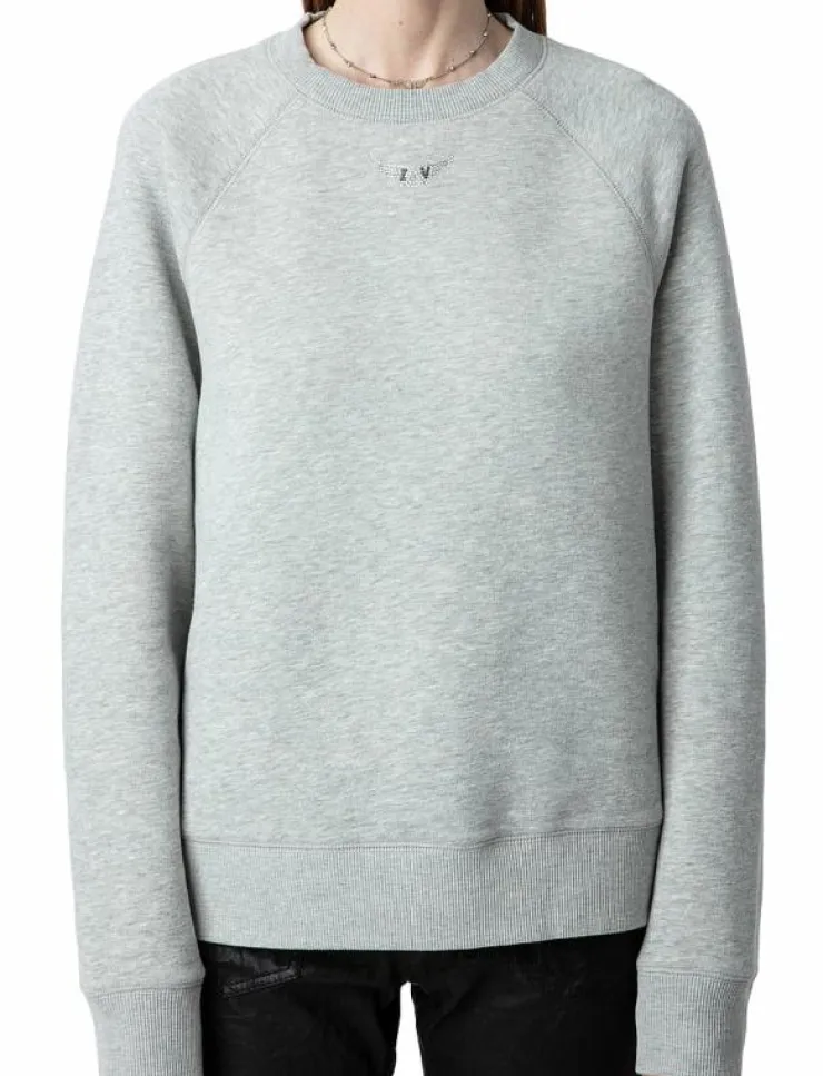 Kvinnor Zadig & Voltaire Kläder|UPPER PMO WINGS STRASS - Sweatshirts