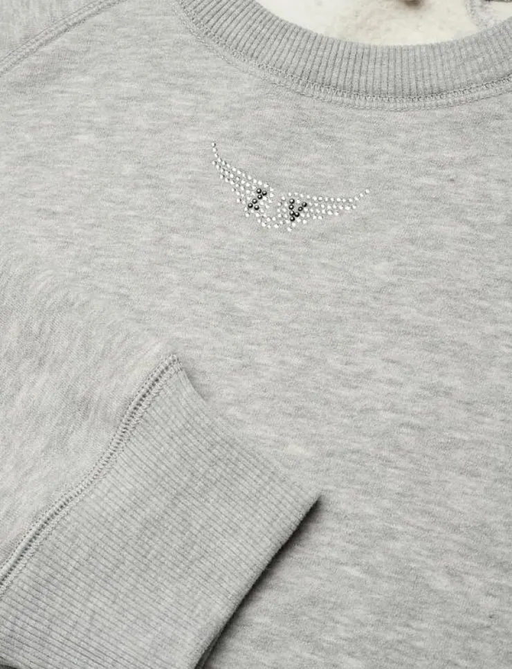 Kvinnor Zadig & Voltaire Kläder|UPPER PMO WINGS STRASS - Sweatshirts
