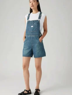 Kvinnor Levi's® Hängselbyxor|UTILITY SHORTALL ANNIVERSARY P - Hängselbyxor