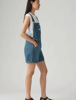 Kvinnor Levi's® Hängselbyxor|UTILITY SHORTALL ANNIVERSARY P - Hängselbyxor