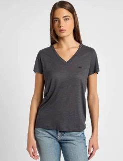 Kvinnor Lee Jeans T-Shirts & Toppar|V NECK TEE - T-shirts