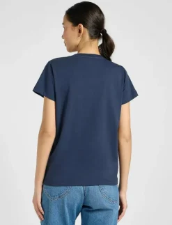 Kvinnor Lee Jeans Kläder|V NECK TEE - T-shirts