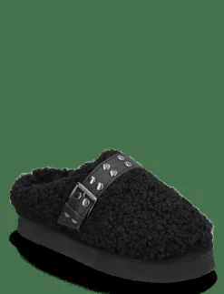 Kvinnor Bianco Tofflor|Mules & Slip-Ins|Varm Flatform Slip In #SU - Platta mules