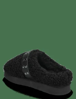Kvinnor Bianco Tofflor|Mules & Slip-Ins|Varm Flatform Slip In #SU - Platta mules
