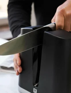 Zwilling Köksknivar & Knivtillbehör|V-Edge, knivslip med utbytbara stenar och vinkel - Knivslipar, slipstål & brynen