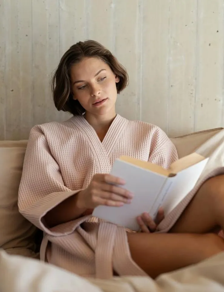Høie of Scandinavia Vega Bath robe - Morgonrock|Kvinnor Morgonrockar|Morgonrockar