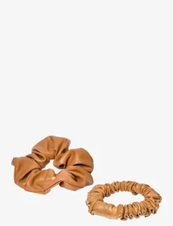 Kvinnor Corinne Håraccessoarer|Vegan Scrunchie Big and Small 2-pack - Hårsnoddar