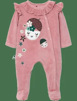 Boboli Velour play suit -BCI - Långärmad bodysuit|Barn Bodysuits