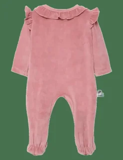 Boboli Velour play suit -BCI - Långärmad bodysuit|Barn Bodysuits
